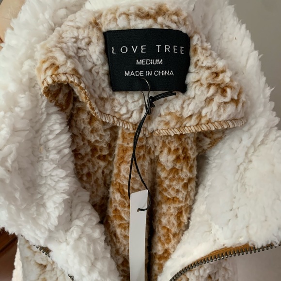 Last one! Teddy Bear Faux Sherpa 1/4 Zip Pullover - Picture 10 of 13